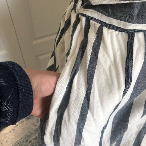 Ticking Stripe Strapless Dress - Picture 3 of 5